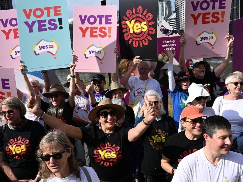 The AEC is looking for up to 100,000 temporary workers for the voice referendum. (Darren England/AAP PHOTOS)