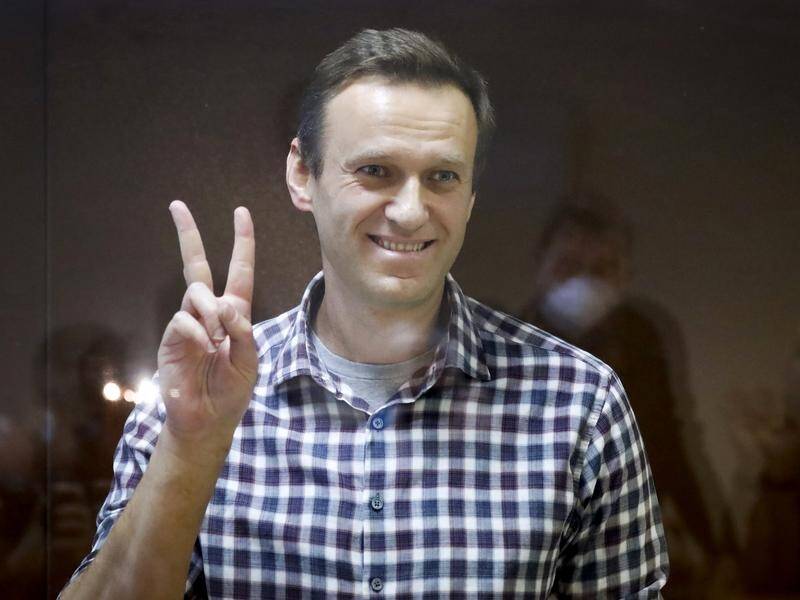 Russian opposition leader Alexei Navalny has been awarded the Dresden Peace Prize posthumously. (AP PHOTO)