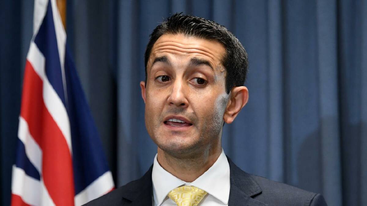 Opposition Leader David Crisafulli says Queensland's Labor government is on borrowed time. (Darren England/AAP PHOTOS)