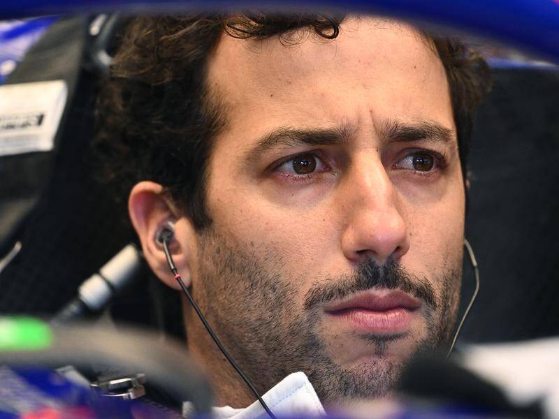 Daniel Ricciardo lashed out at Lance Stroll after the crash that ended the Australian's Chinese GP. (Joel Carrett/AAP PHOTOS)