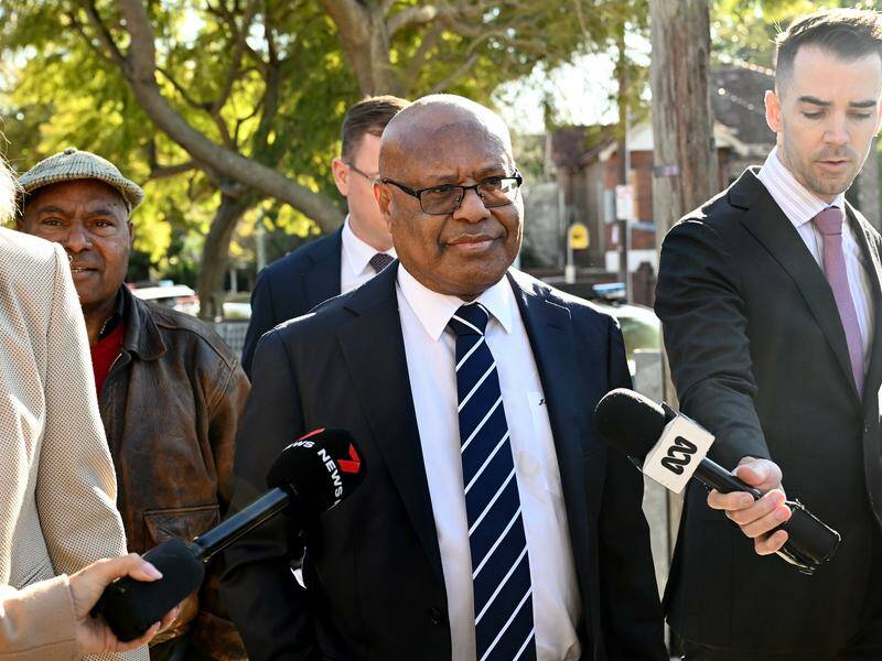 A Sydney court has been told about allegations against PNG minister Jimmy Maladina in his country. Photo: Bianca De Marchi/AAP PHOTOS