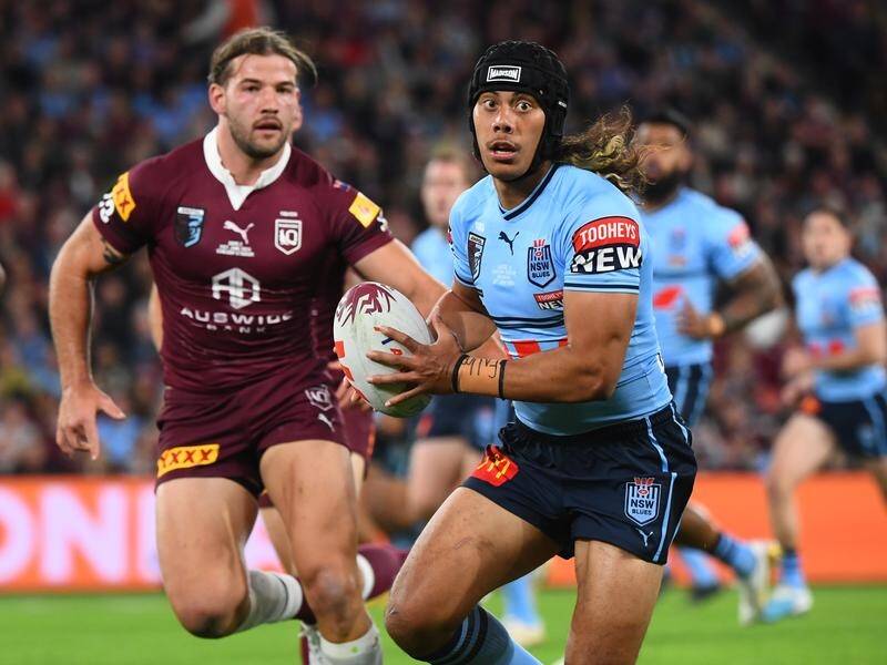 Jarome Luai has a huge role to play as the Michael Maguire Origin era gets under way for NSW. (Jono Searle/AAP PHOTOS)