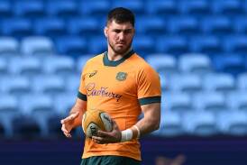 New captain Liam Wright will lead the Wallabies as they take on Wales in the year's first Test. (Dean Lewins/AAP PHOTOS)