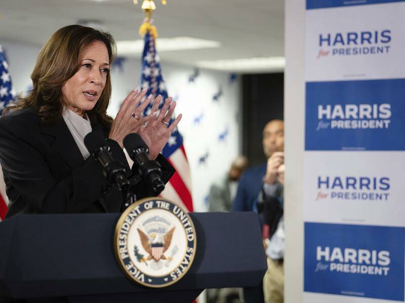 US Vice President Kamala Harris is the likely Democratic nominee for the November election. Photo: AP PHOTO
