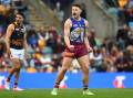 Lachie Neale has powered the Brisbane Lions back into the frame during an unpredictable AFL season. (Jono Searle/AAP PHOTOS)