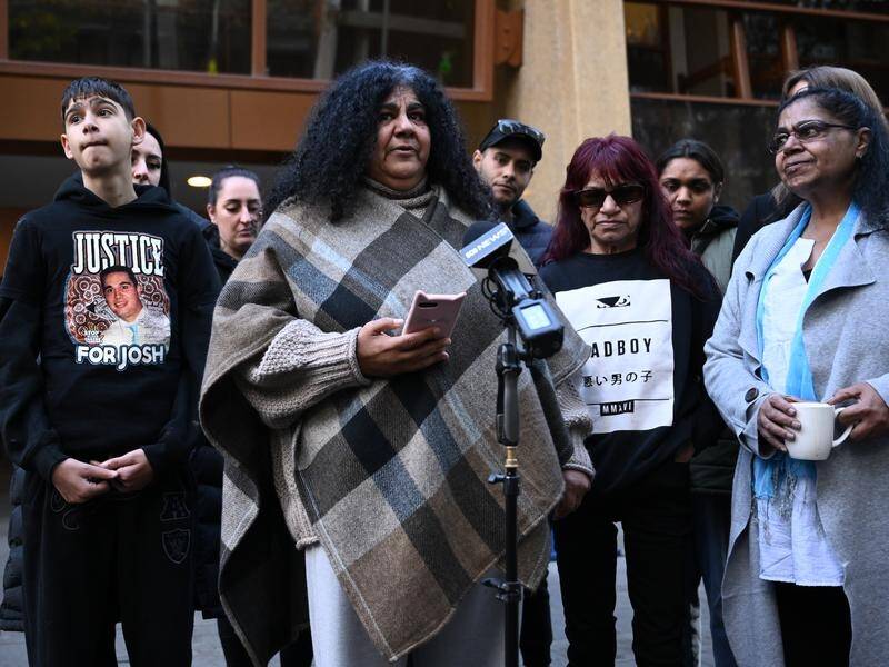 Joshua Kerr's mother Aunty Donnas Kerr demanded inquest findings be implemented in all prisons (Joel Carrett/AAP PHOTOS)