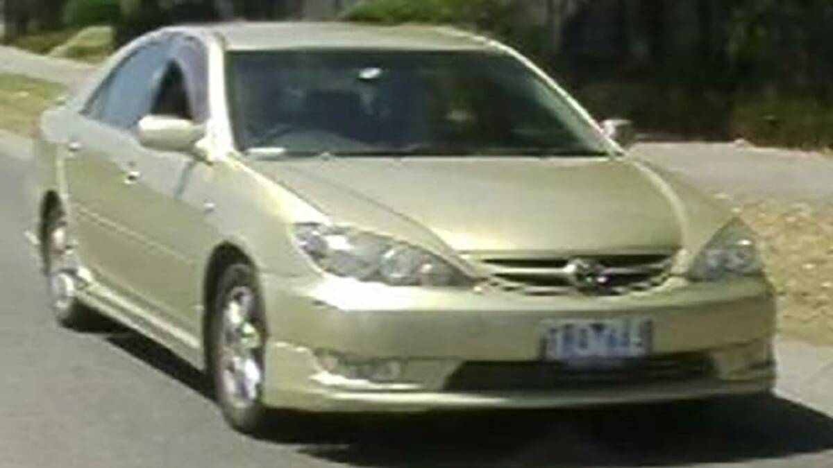 Adrian Romeo was driving a gold Toyota Camry when he was last seen five months ago. (HANDOUT/VICTORIA POLICE)