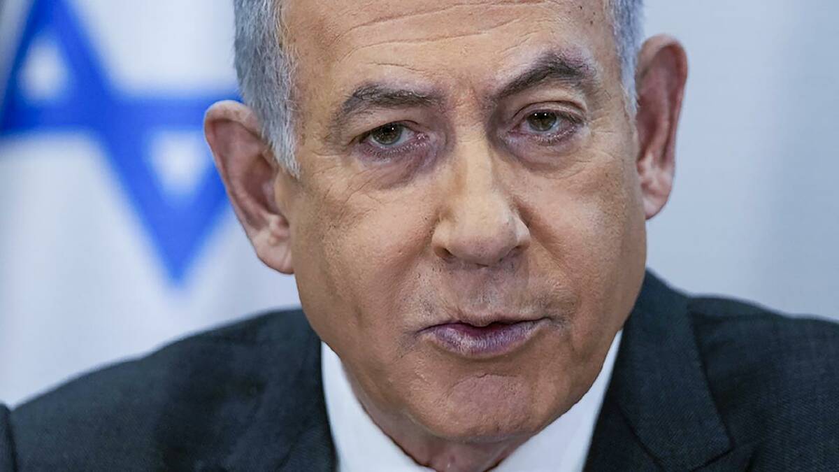 Israeli Prime Minister Benjamin Netanyahu is visiting the US and will address Congress. (AP PHOTO)