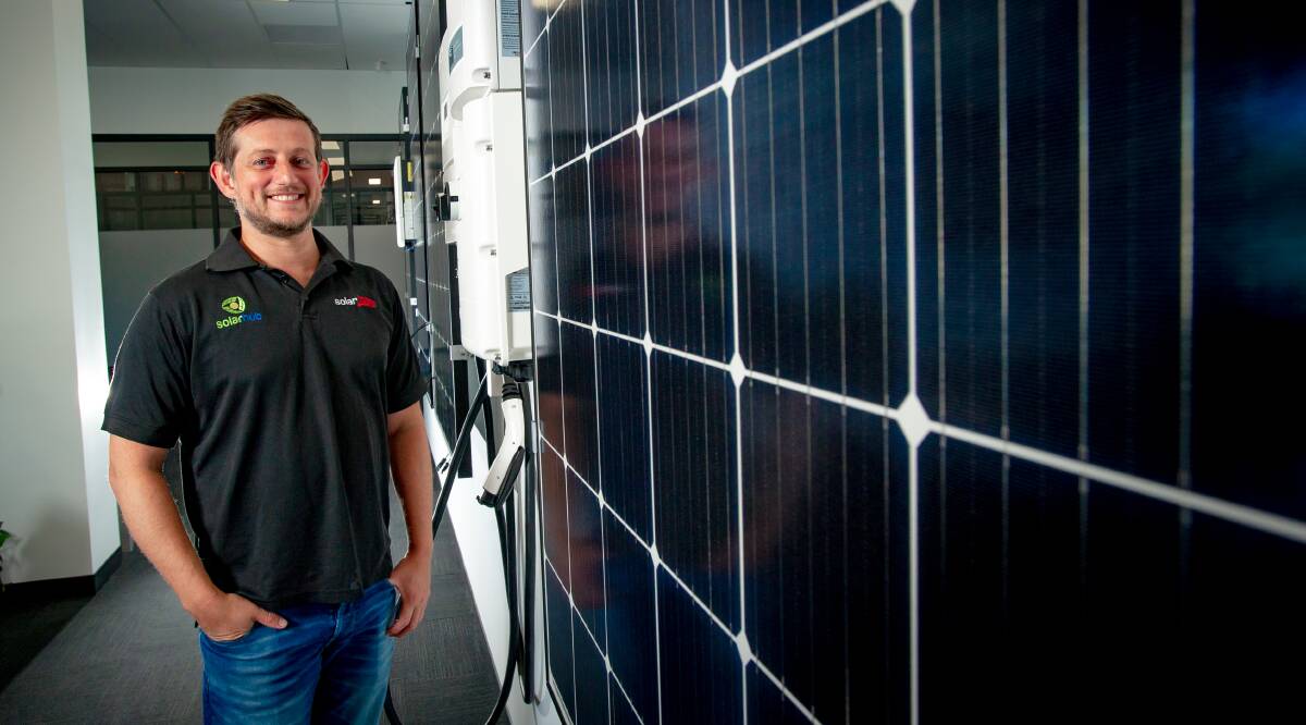 SolarHub chief executive, Benn Masters. Picture by Elesa Kurtz