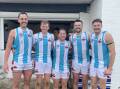 A few of Swans in the the Ovarian Cancer Round jersey. Picture by Burney Wong. 