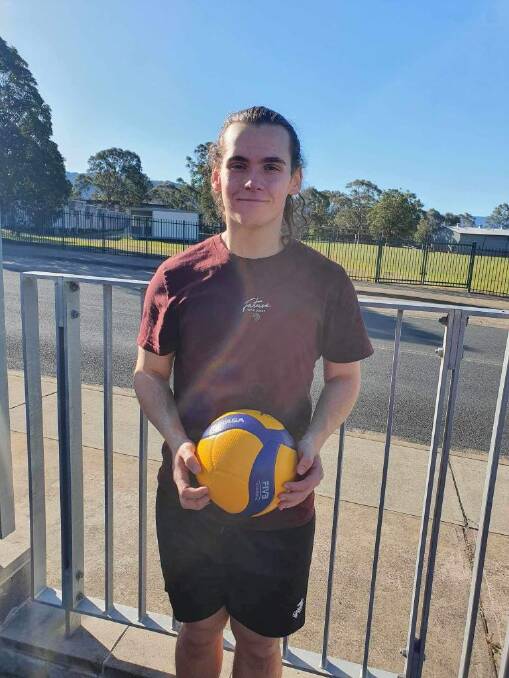 Bradley Creighton currently plays volleyball in Canberra. Picture supplied. 