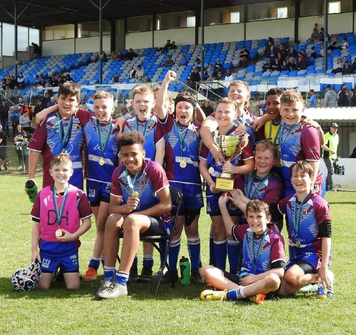 The u11 boys are champions of the Canberra Region Rugby League competition. Pictures by Goulburn Stockmen.