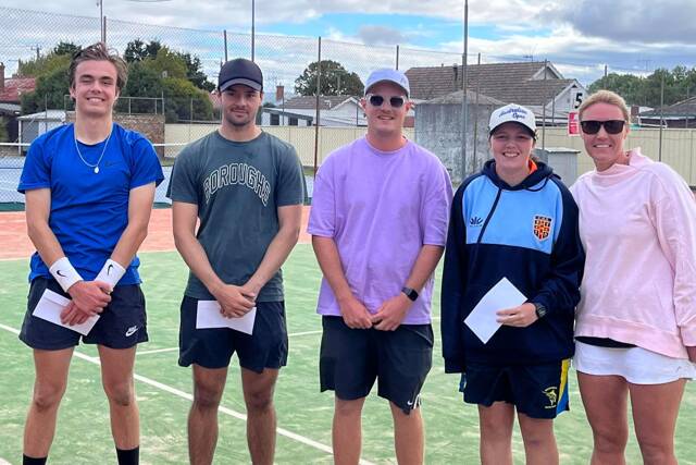 The winners of the Goulburn Tennis Club Championships. Picture supplied. 