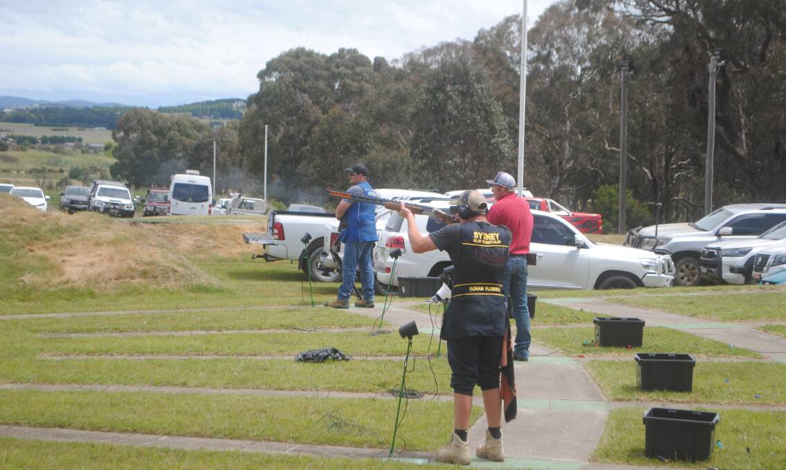 Winner of the Allan Cramp and Clem Rowe Memorial shoot Rohan Fleming in action. Picture by Burney Wong. 
