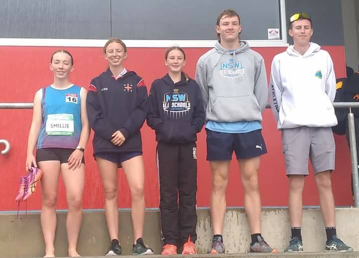 Five Goulburn Mulwaree Little Athletics Club members took part in the NSW Country Championships. Picture supplied. 