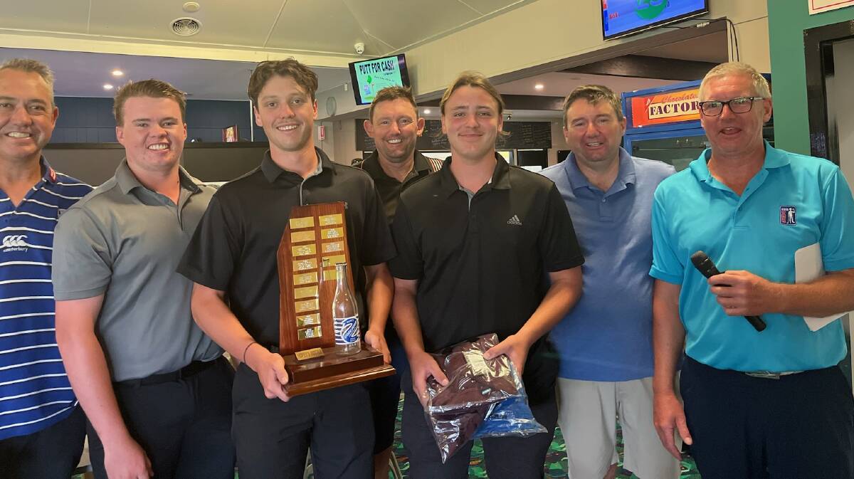 The winners of the Gordon Hope Memorial Golf Day. Picture supplied. 