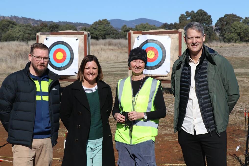 The Queanbeyan Archery Club is getting upgraded. Picture supplied. 