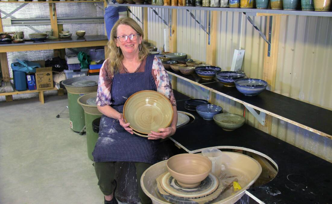 Woodbine Cottage Pottery founder Helen Eatough is excited for the Open Studios. Photo: supplied. 