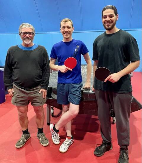 A Grade winners winter teams competition Brett Luckie, Mark Soley and Harry Mavrolefterou. Picture supplied. 