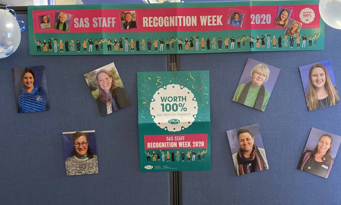 SAS recognition week Tallong Public School's staff celebrated