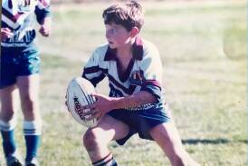 Jarrod Croker during his junior days at the Goulburn Stockmen. Picture supplied.