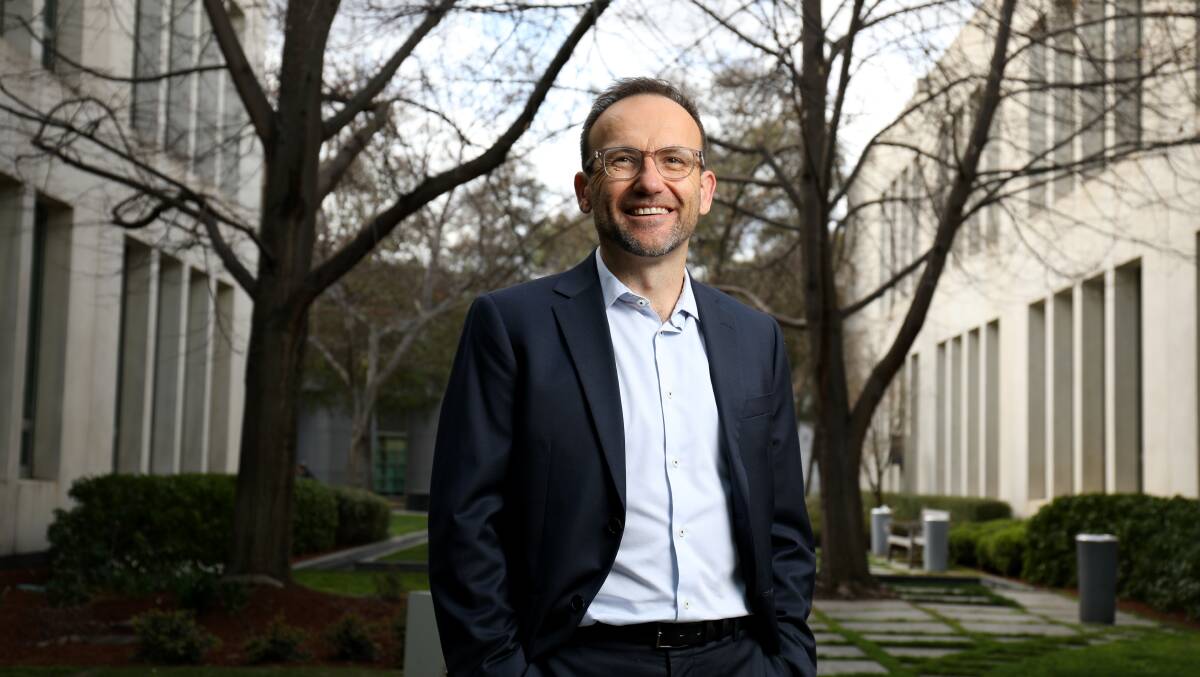 Greens leader Adam Bandt has secured a deal with the government. Picture by James Croucher
