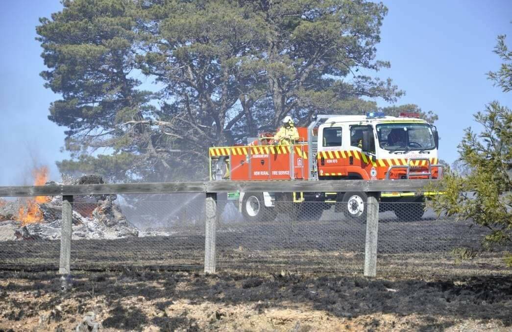 Southern Tablelands RFS fire fighters are reminding residents of the quick spread and enormous risk grassfires can pose given a heatwave forecast for the weekend. 
