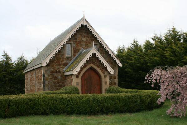 PICTURESQUE: This building at Chatsbury replaced the old mud brick Presbyterian Church formerly on the site. While the original was demolished, the replacement honours the area’s religious history. Photos - Louise Thrower.